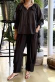 Zeta Otto Caleta Frill Top Coffee Bean /4 =